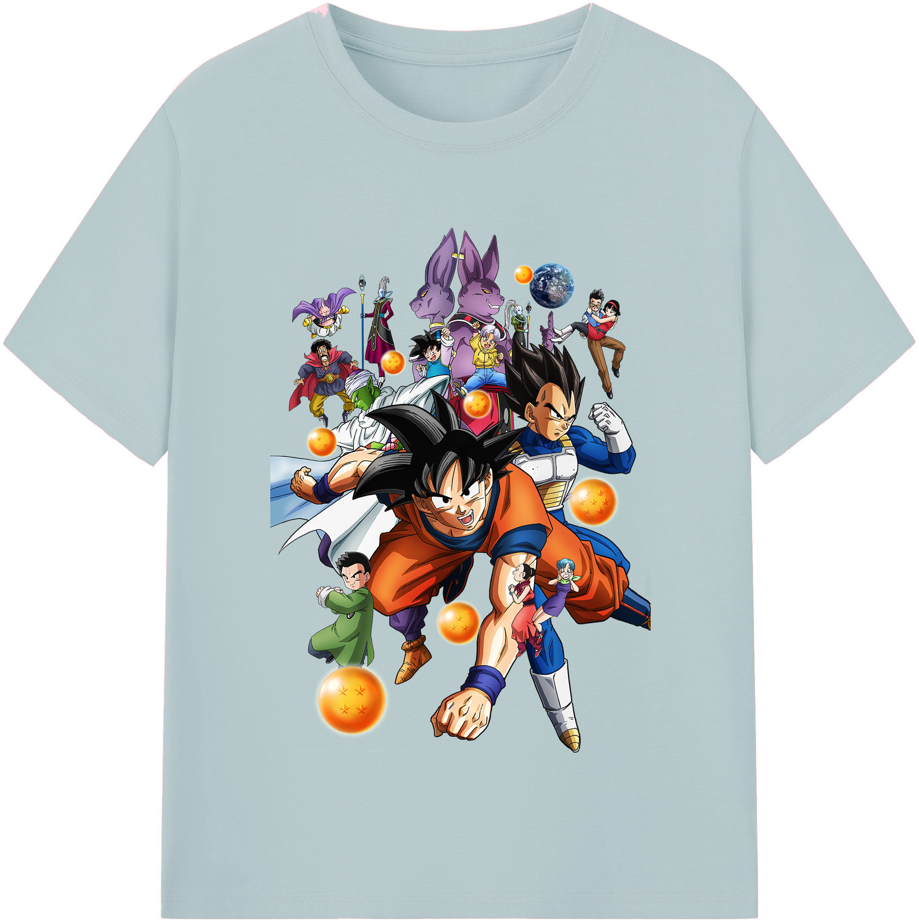 （画像用） ドラゴンボール DRAGON BALL 綿100％半袖Tシャツ（フロントプリント）